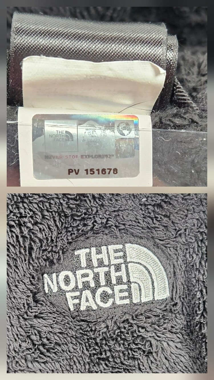 The North Face Women’s S Black Osito Fleece Jacket Full Zip Plush High Pile - Picture 6 of 8